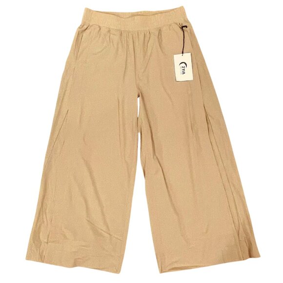 Zyia NWT  Work Flow High Rise Wide Leg Activewear Pants Khaki Women's XXL Yoga - Picture 3 of 8